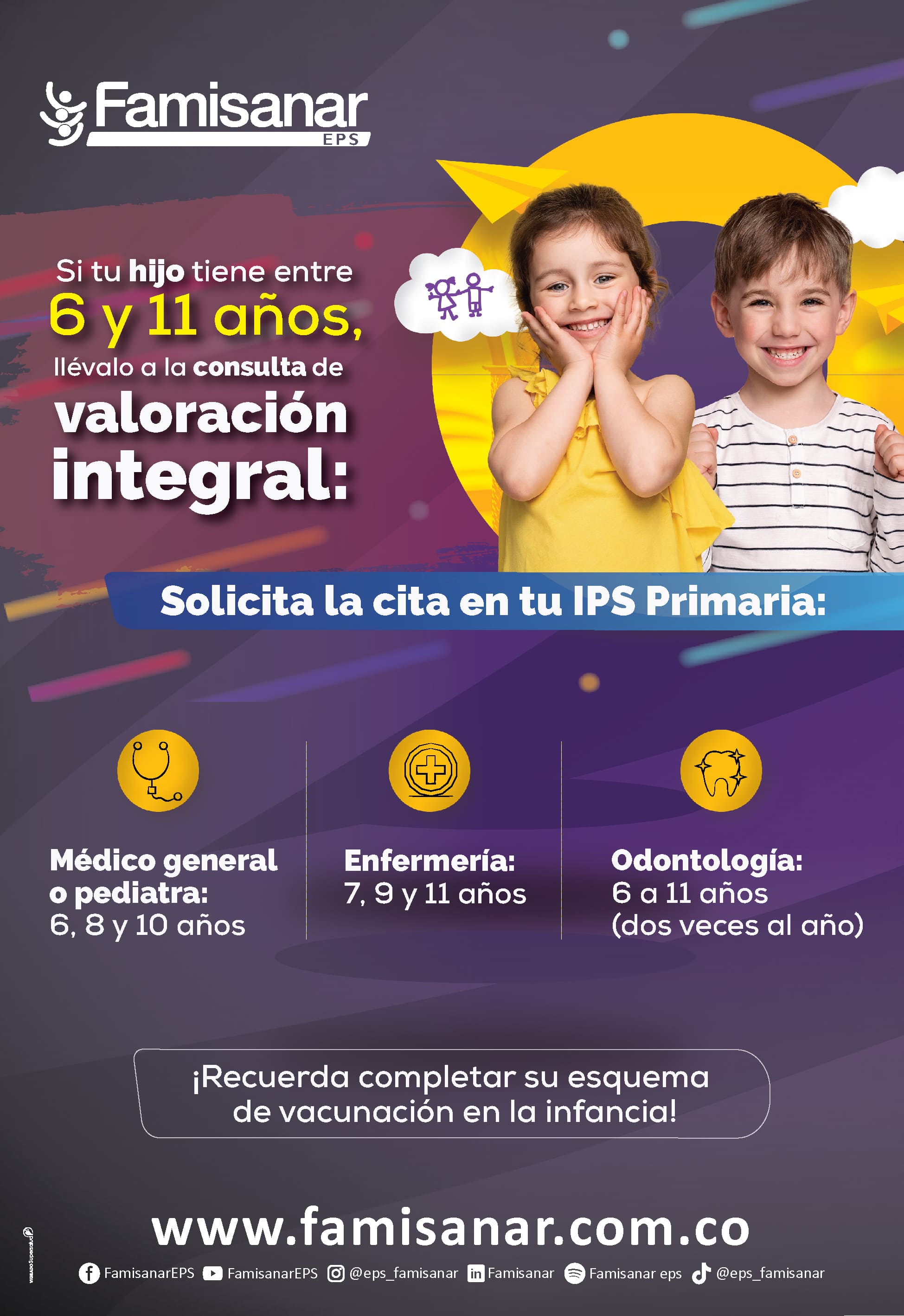 Infografía - consulta de valoración infancia